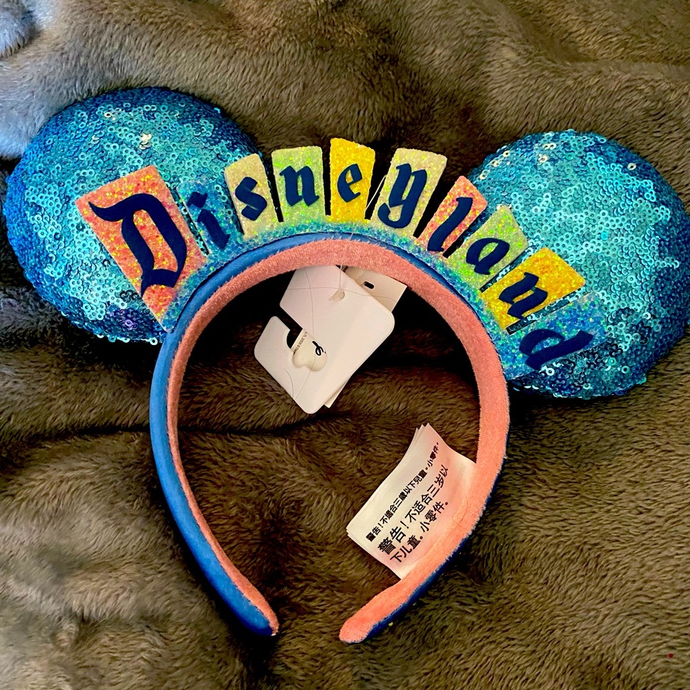 Disneyland marquee sign headband